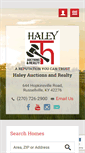 Mobile Screenshot of haleyauctionsandrealty.com